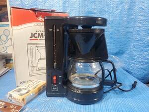 ★1000円即決! upck Melitta メリタ コーヒーメーカー JCM-522 BLACK 1～5杯用 0.625L 元箱 動作確認済み