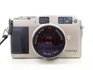 3130 ★ コンタックス CONTAX G1 フィルムカメラ / Planar 2/35 T * Carl Zeiss 中古 動作未確認 経年保管品