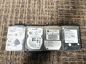 ★ジャンク扱い品 中古★4個セット★ 2.5インチ HDD ハードディスク まとめ売り 東芝/HGST/Seagate 【HDD まとめ】DCAJ