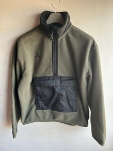 NIKE ナイキ ACG フリース アノラック M ポーラテック カーキ×ブラック