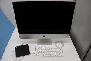 ○○アップル iMac A1418 21.5インチ 8GB 一体型デスクトップパソコン キーボードA1644/マウスA1657/外付けドライブA1379付き Apple PC