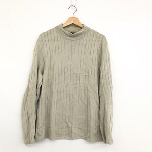 ◆HERMES エルメス ニット XL◆ ベージュ メンズ トップス ウール×シルク×カシミヤ