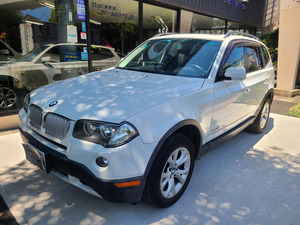 【諸費用コミ】返金保証付:2010年 BMW X3 xドライブ30i 4WD 希少左ハンドル 黒革 SR ナビTV