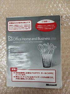 ◎ (E00141) Microsoft Office Home and Business 2010 中古品