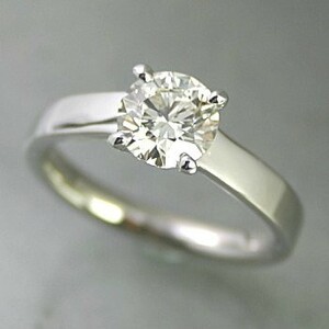 婚約指輪 安い プラチナ ダイヤモンド 0.5カラット 鑑定書付 0.52ct Dカラー VVS1クラス 3EXカット GIA