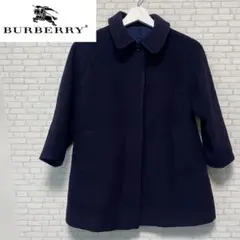 訳あり BURBERRY チェック ステンカラー コート キッズ バーバリー