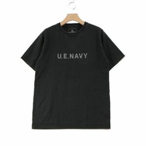 uniform experiment ユニフォームエクスペリメント U.E.NAVY Tシャツ 4 ブラック