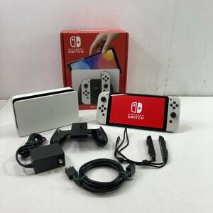 (26226)▲【1円～】Nintendo Switch 有機ELモデル / 動作確認済み HEG-001 ホワイト / ニンテンドースイッチ 中古品