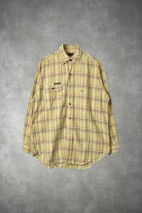 HYSTERIC GLAMOUR ヒステリックグラマー 90s チェックシャツ 長袖シャツ ロゴ刺繍 27601 - 765 64