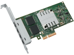 新品 Intel E1G44HT LANカード 10/100/1000Mbps Intel 82580 PCI-EX4 RJ-45