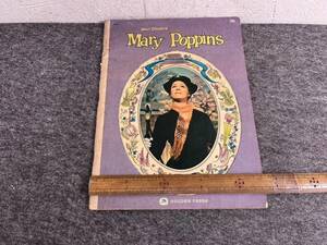 4-S54 Walt Disney Mary Poppins メリー・ポピンズ GOLDEN PRESS パンフ 冊子 洋書 ディズニー 昭和 現状品 返品交換不可