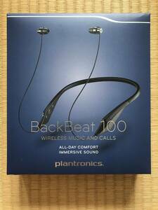 ◆S⑨ PLANTRONICS Bluetooth ワイヤレスヘッドセット BackBeat100 ステレオイヤホンタイプ 音楽 通話 新品