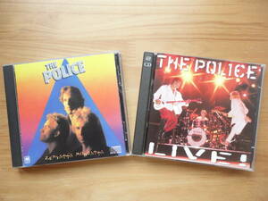 ●CD 新品同様 ザ・ポリス 米盤 THE POLICE / ZENYATTA MONDATTA ＋ ヨーロッパ盤 THE POLICE LIVE ! 2枚組 STING スティング 個人所蔵品●