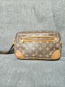 LOUIS VUITTON ルイ ヴィトン モノグラム セカンドバッグ マルリードラゴンヌGM M51825 クラッチバッグ Bag カバン ポーチ メンズ 1円〜