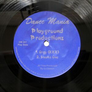 PLAYGROUND PRODUCTIONZ/ORGY XXX/DANCE MANIA DM 241 12