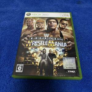 ★激安★WWE LEGENDS OF WRESTLEMANIA レジェンズ オブ レッスルマニア XBOX360 ゲームソフト 動作品