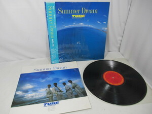 LP/レコード盤/チューブ/TUBE/Summer Dream/ライナー付き/帯付き/28AH 2187/現状渡し/中古品/KN4837/