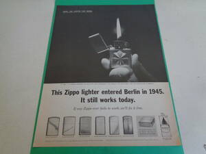 即決　広告　アドバタイジング　ＺＩＰＰＯ　ジッポー　ライター　１９６０ｓ　モノクロ　レトロ　コレクター　電話　ベル　テレフォン