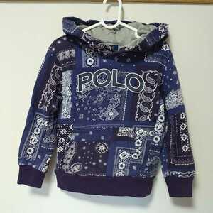 POLO RALPH LAUREN children(ポロ ラルフローレン)バンダナ プリント パーカー 110 4T　