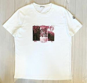 【極美品】モンクレール　大人気モデルTシャツ　ホワイト　XXL