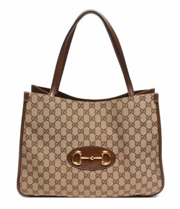 グッチ トートバッグ 623694 325040 GGキャンバス ホースビット 1995 レディース GUCCI [0502]