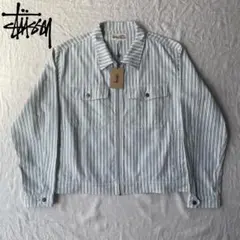 【未使用品】STUSSY ステューシー ヒッコリーストライプ ワークジャケット