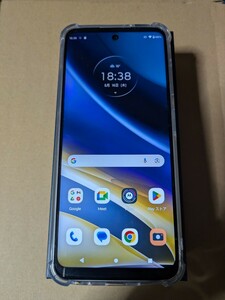 【1円スタート中古美品】ほぼ未使用 Motorola moto g52j 5G SPECIAL 6.8インチ メモリー8GB ストレージ256GB パールホワイト