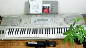 CASIO WK-3800 キーボード 76鍵] ミュージックデザイナー　動作品　説明書付属