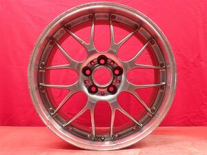 単品 中古ホイール 1本 鍛造 軽量 BBS RS-GT RS951H 8J 19インチ PCD114.3 5穴 +45 ハブ82 ja19