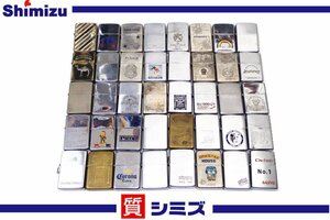 1円【ZIPPO】着火未確認 ジッポ オイルライター 40個セット タバコ 筆記体 イタリック 喫煙具 アクセサリー◆質屋