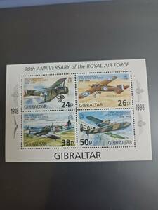 ★ 英領 ジブラルタル　未使用 小型 切手 1998年 4種完 ★並以上かと思います。