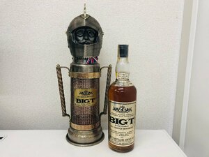 【M70】BIG T Gold Label スコッチ ウイスキー 43% 760ml 甲冑ケース付 未開栓 古酒 洋酒
