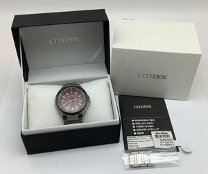 稼働品 美品 CITIZEN シチズン アテッサ 情熱コレクション 限定400本 エコドライブ 電波時計 CB3016-51Z 腕時計 ケース付 H128-S122198 