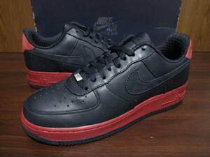 08年製 日本未発売 HOH限定 NIKE AIR FORCE 1 LOW PPREMIUM ナイキ エアフォース プレミアム AF1【316892-004】ブラック 黒×赤 US9.5