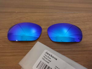 処分価格！！！★OAKLEY RACING JACKET JAWBONE レーシングジャケット用 カスタム偏光 レンズ ICE BLUE Color Polarized 新品 