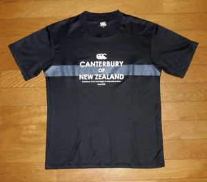 CANTERBURY OF NEW ZEALAND カンタベリー オブ ニュージーランド フレックスクール 半袖 ドライ Tシャツ プラクティス BLK M 使用少 美品