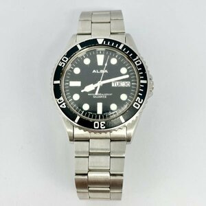 【現状品】SEIKO セイコー/ALBA アルバ/Y113-6130/ダイバーズウォッチ/クォーツ/腕時計/EK06D05WY002