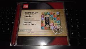チャイコフスキー：マンフレッド交響曲・他　ロストロポーヴィチ／ロンドン・フィル　状態良好品　ゆうメール１８０円！