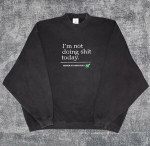 VETEMENTS ヴェトモン トップス シャツ 長袖 メンズ ユニセックス カジュアル ブラック M