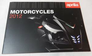 aprilia MOTORCYCLES 2012 カタログ　★Wm3241