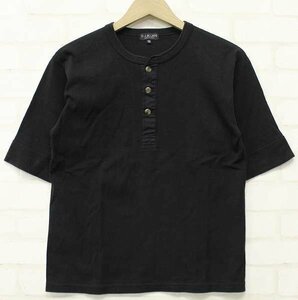 2T0759【クリックポスト対応商品】RJB 半袖ヘンリーネックTシャツ