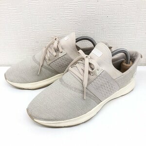 ●New Balance ニューバランス エナジャイズ ニット ランニングシューズ 25cm ベージュ スニーカー ジョギング トレーニング レディース