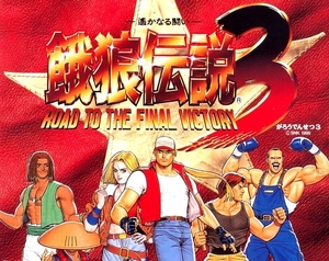 ◇ NEOGEO ・MVS・餓狼伝説３ 遥かなる闘い FATAL FURY 3 ROAD TO THE FINAL VICTORY ・SNKメーカー正規インスト・ディップ書・未使用美品