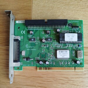 Adaptec UltraSCSIカード AHA-2940AU 内部接続用SCSIケーブル付き 正常動作確認済み