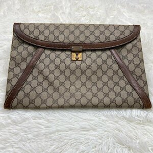 １円～　A-1　80　GUCCI　グッチ　オールドグッチ　クラッチバッグ　セカンドバッグ　GGスプリーム　GG柄　