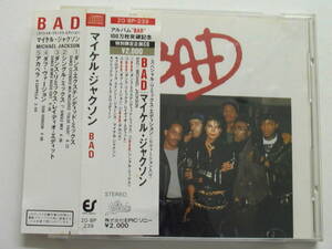 マイケル ジャクソン / BAD スペシャル リミックス エディション 税表記無2000円帯付 20・8P-239