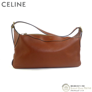 セリーヌ （CELINE） ミディアム ロミー サプルカーフ ハンド ショルダー バッグ 19744 タン（中古）