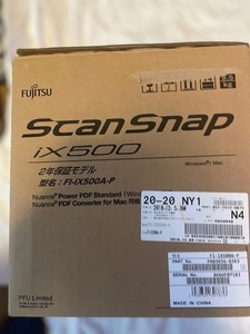 ScanSnap FI-IX500SE★スキャン枚数372,930回　Nuance Power PDF・交換用新品ローラ付