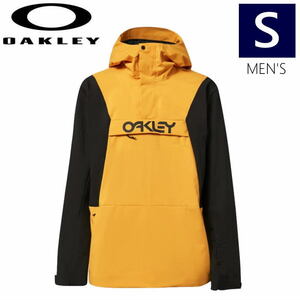 ● OAKLEY TNP TBT INSULATED ANORAK JKT AMBER YELLOW BLACKOUT Sサイズ メンズ スノーボード スキー ジャケット 23-24 日本正規品