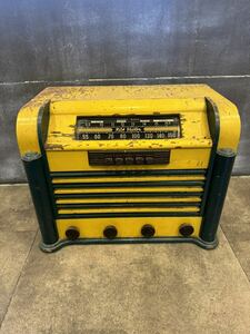 ビンテージ RCA Victor 真空管ラジオ？ 昭和 レトロ オブジェ インテリア USA アメリカン 雑貨 ラジオ 電化製品 アンティーク オーディオ？